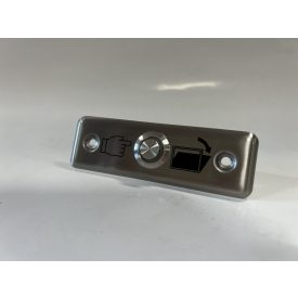 Nyomógomb süllyesztett LED-es, NO