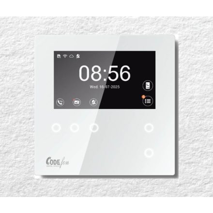 CF_M741 VIDEO Kaputelefon Monitor (Fehér)