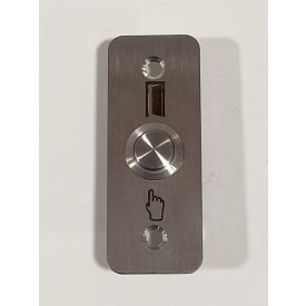 Nyomógomb sülly. 19mm + pajzs NO