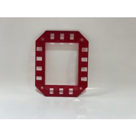 Bordó plexi kódzárhoz